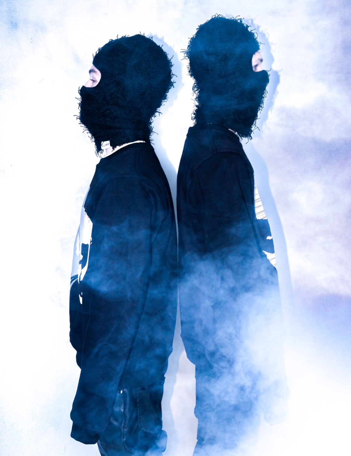 BLACK DISTRESSED BALACLAVA